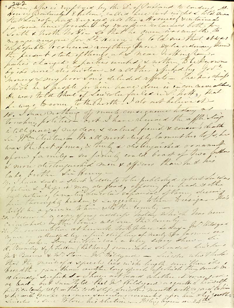 Diary entry for 17 Feb 1846 (Ne 2 F 7, p. 242)