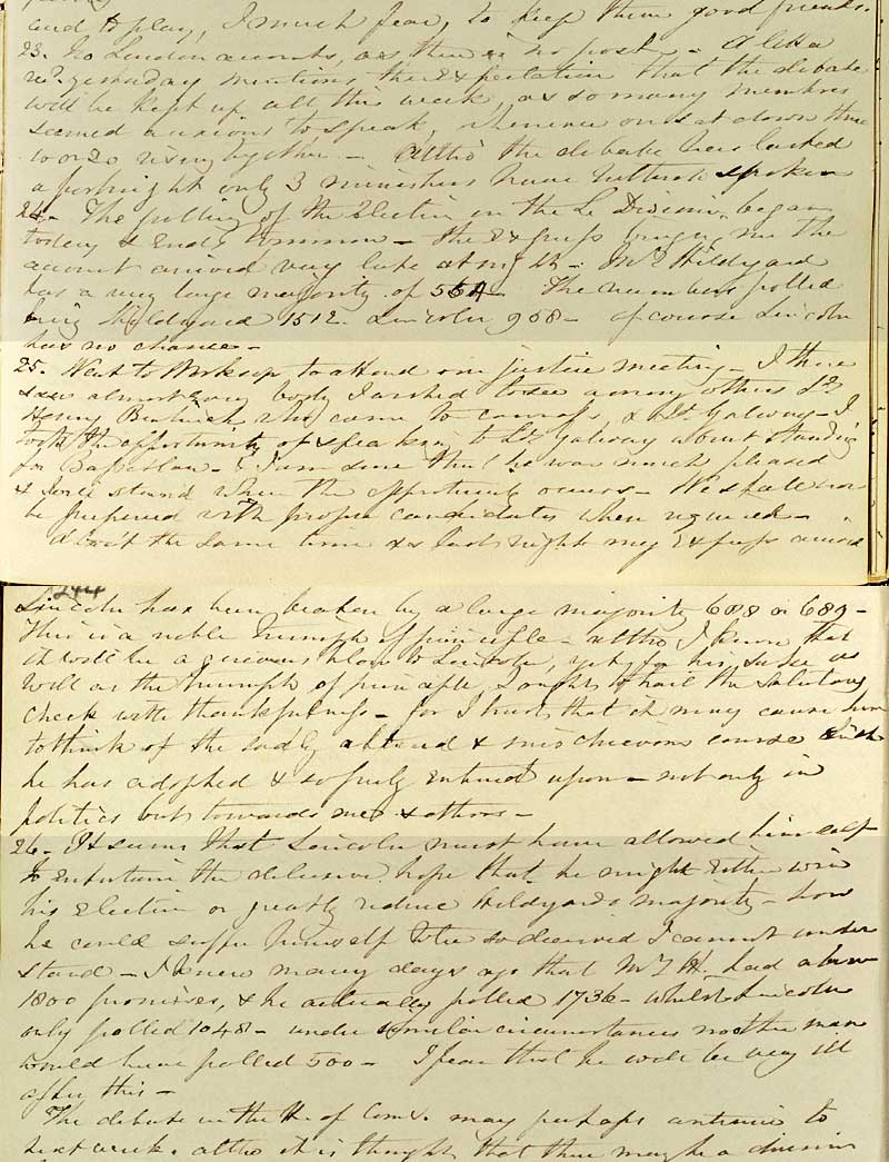Diary entry for 25 Feb 1846 (Ne 2 F 7, p. 244)