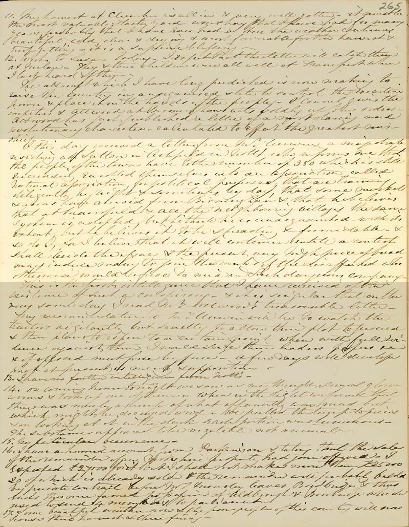 Diary entry for 12 Sep 1838 (Ne 2 F 5/1, p. 265)