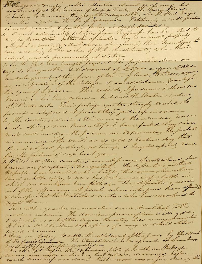 Diary entry for 4 April 1845 (Ne 2F 7, p.172)