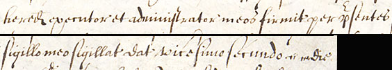Section of deed